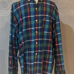 Crown N Ivy Plaid Button Down Flannel Size L